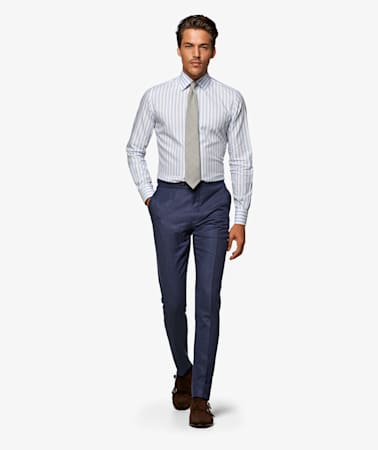 Light Blue Stripe Shirt