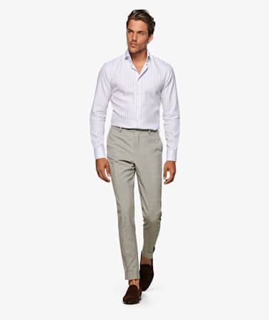 Light Blue Stripe Shirt