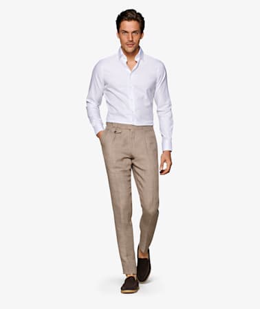 White Oxford Traveller Shirt