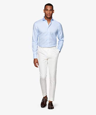 Light Blue Oxford Traveller Shirt