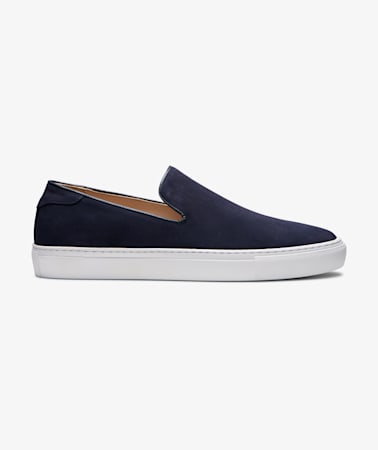 Blue Slip-Ons