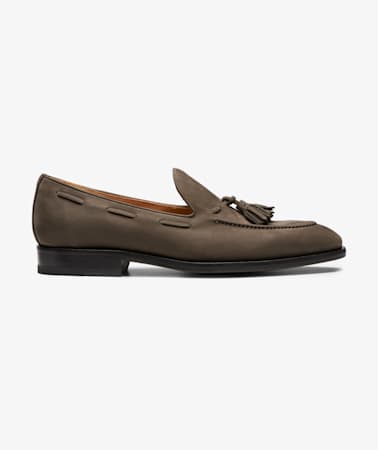 Taupe Tassel Loafer