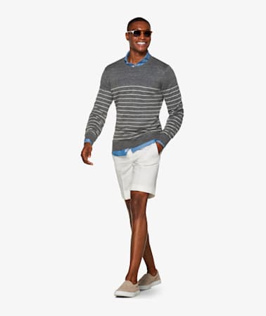 Off White Bennington Pleat Shorts