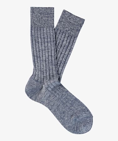 Blue Regular Socks