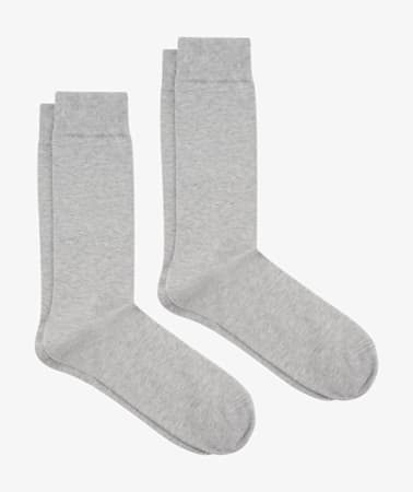 Dark Grey Regular Socks 2 Pack