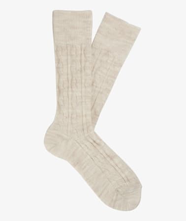 Off White Regular Socks