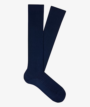 Navy Knee high Socks