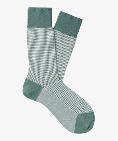 Green Regular Socks
