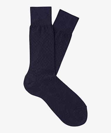 Blue Regular Socks