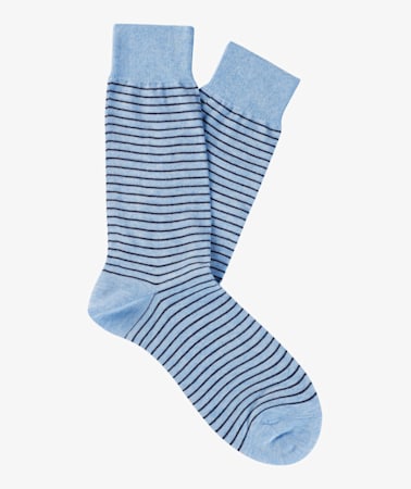 Blue Regular Socks