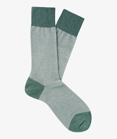Green Regular Socks