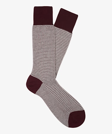 Red Long length Socks