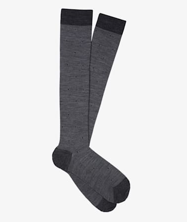 Grey Long length Socks