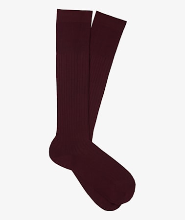 Red Long length Socks