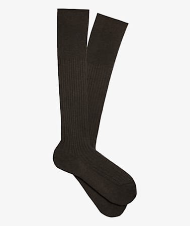 Brown Long length Socks