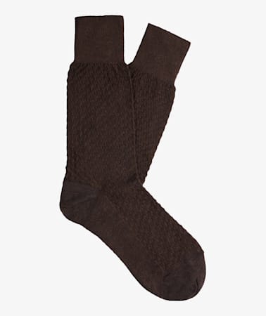 Brown Regular Socks