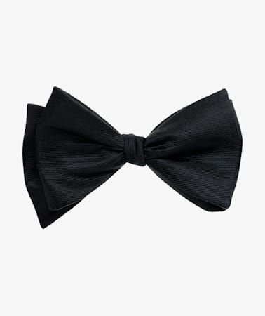 Black Self-tie Bow Tie