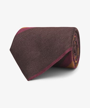 Purple Stripe Tie