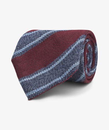 Burgundy Stripe Tie