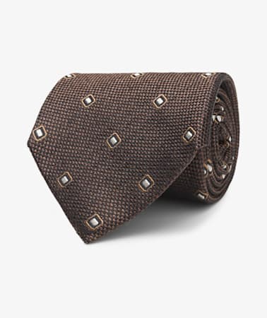 Brown Diamond Tie