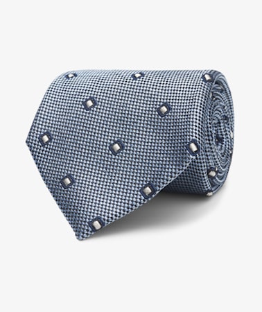 Light Blue Diamond Tie