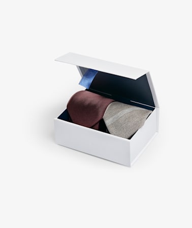 Light Brown & Burgundy Ties