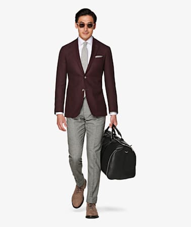 Grey Braddon turn up Trousers