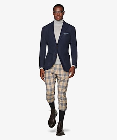 Jort Light Brown Plus Four Trousers