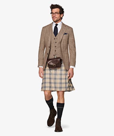 Jort Light Brown Kilt