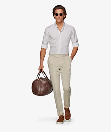 Sand Braddon Gurkha Trousers