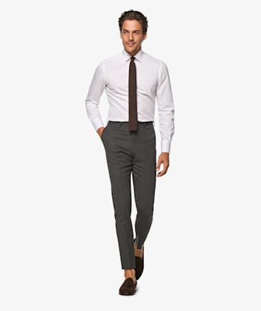 Dark Grey Brescia Trousers