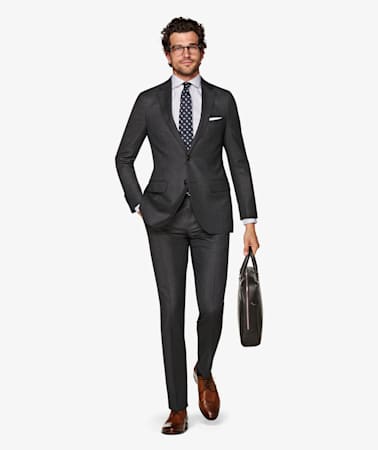 Dark Grey Brescia Trousers