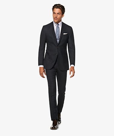 Navy Soho Trousers