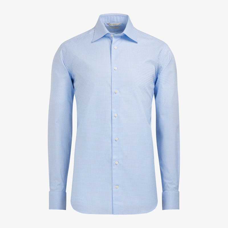 Light_Blue_Check_Traveller_Shirt_Single_Cuff_H9023U