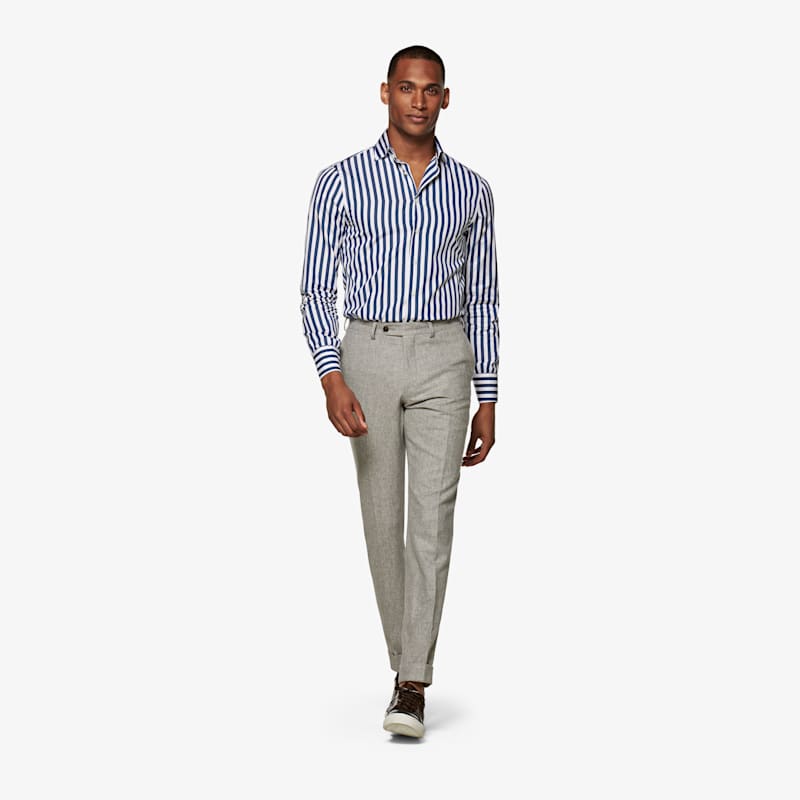 Jort_Navy_Stripe_Shirt_Single_Cuff_SH130B-J