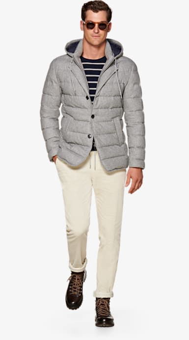 Navy Down Jacket J635i | Suitsupply Online Store