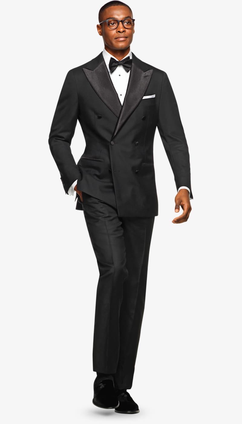 Suit Black Plain Tuxedo P1199i-s 