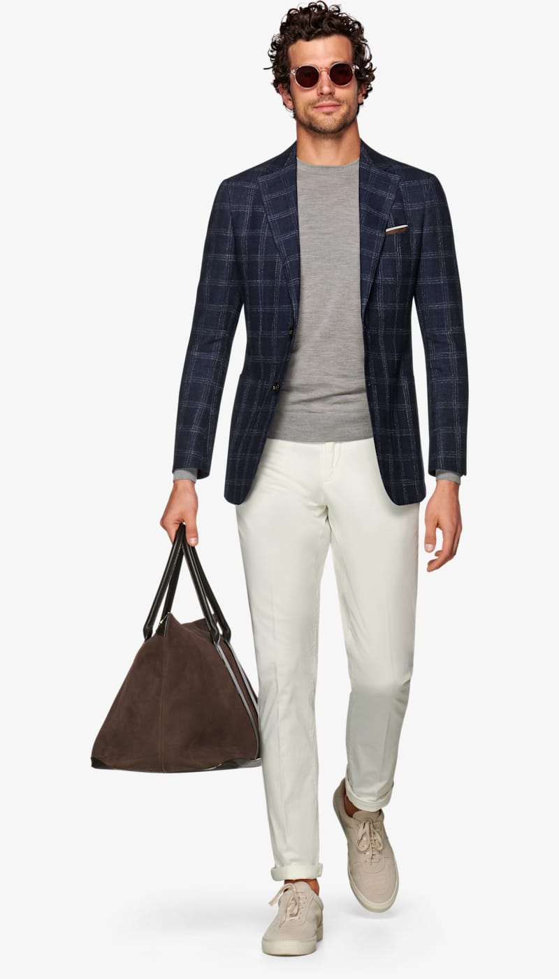Jacket_Navy_Check_Havana_C1302I