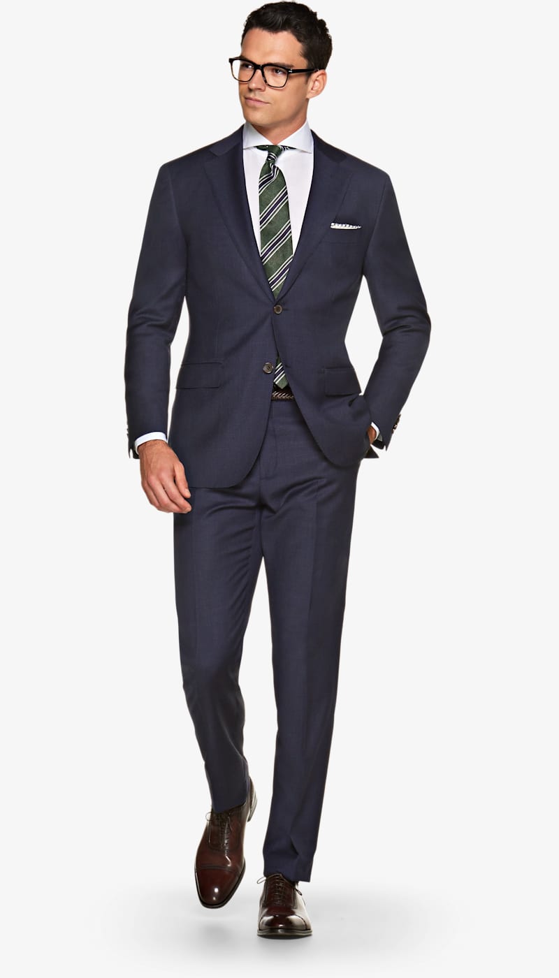 Suit_Navy_Basket_weave_Napoli_P5288MI