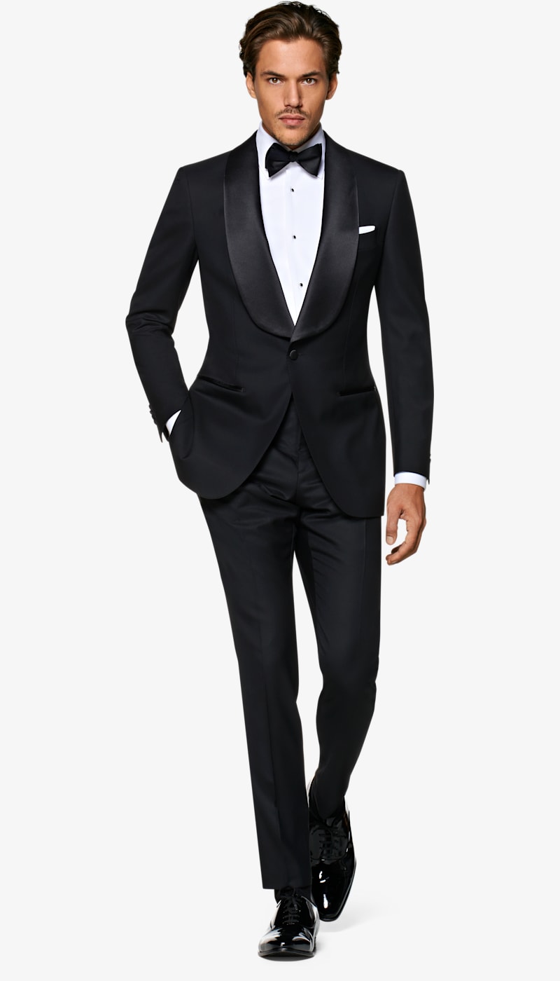 Suit Black Plain Washington P5481i | Suitsupply Online Store