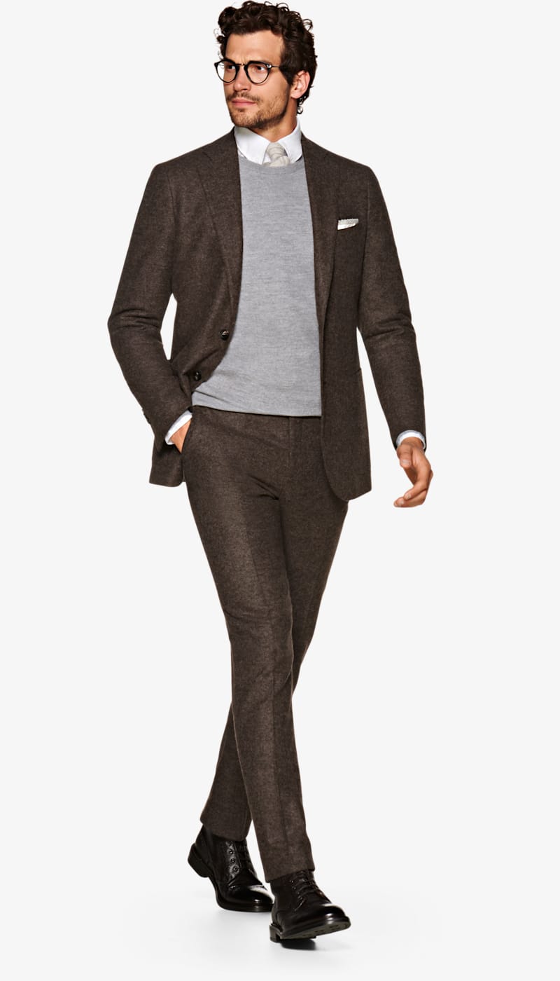 Suit_Brown_Plain_Havana_P5528