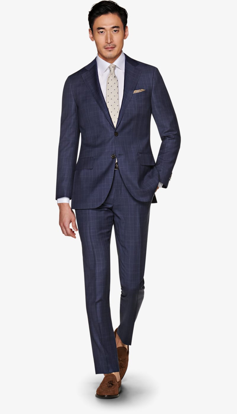 Suit_Mid_Blue_Check_Lazio_P5752