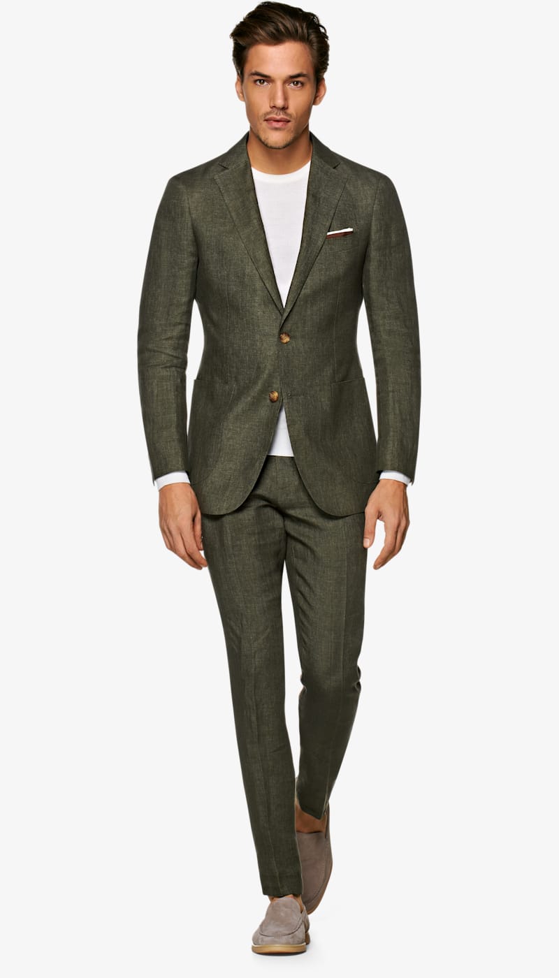 Suit_Dark_Green_Plain_Havana_P5758