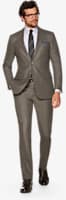 Suit_Mid_Brown_Plain_Lazio_P5551