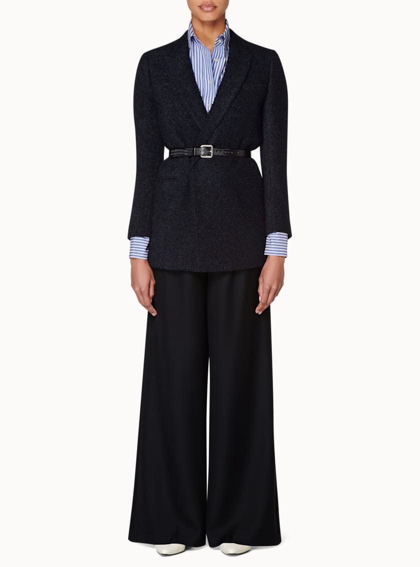 Tory Navy Teddy Coat