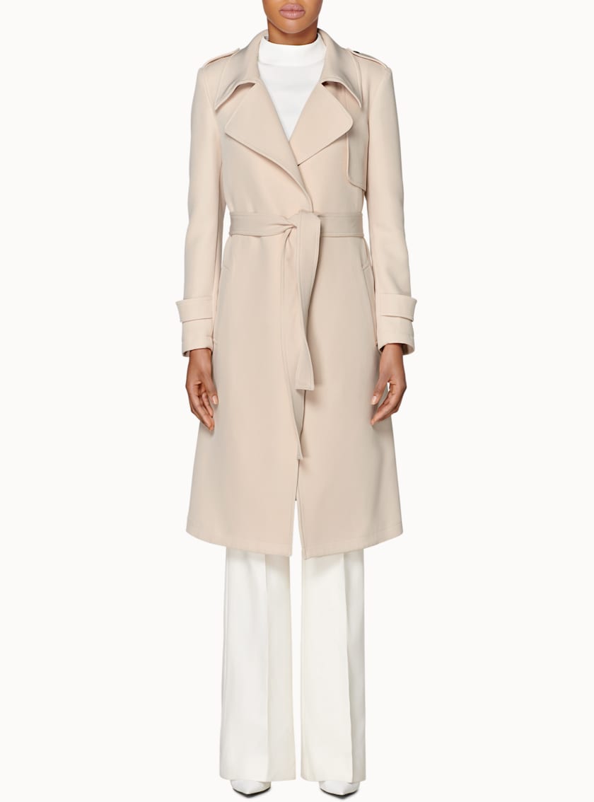 Quin Light Brown Trench Coat