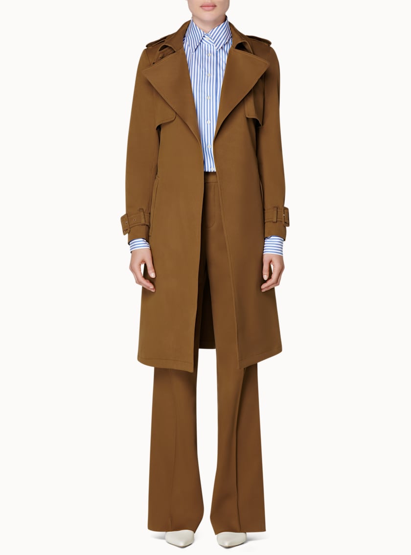 Dwight Tobacco Trench Coat