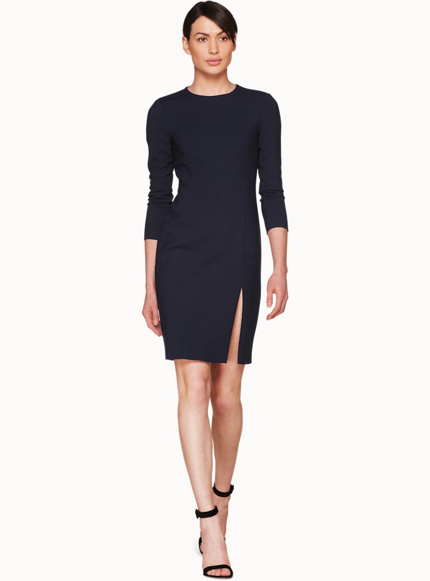 Asia Navy Bodycon Dress