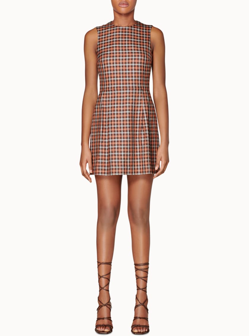 Don Brown Checked Dress