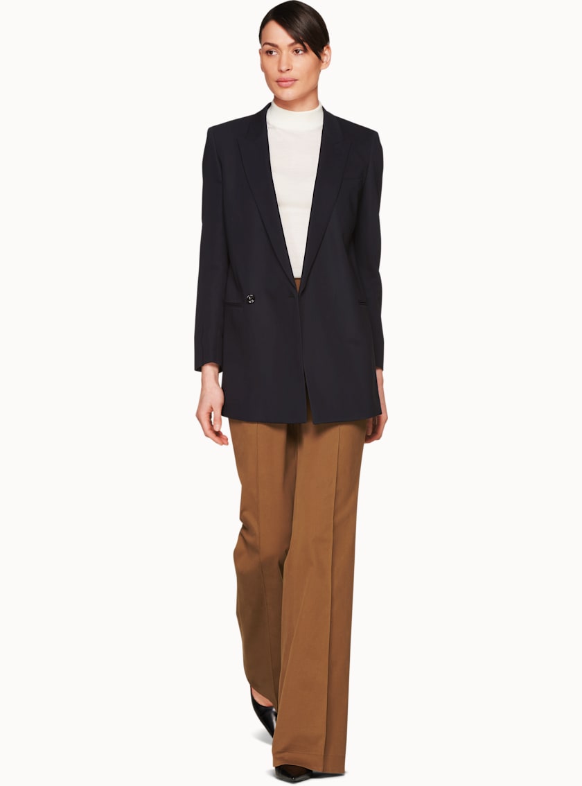 Tory Navy Belted Jacket
